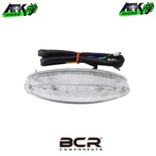 Fanalino Stop Posteriore con Luce Targa a Led Omologato Universale Moto Scooter
