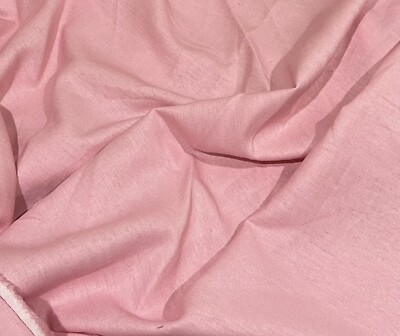 Pink  linen fabric 56  Width Sold By The Yard