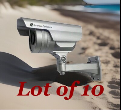 Lot 10 ADCA3BWO3RP IR Bullet Security Color Cameras W/600TVL 9-22mm PAL D/N NEW!