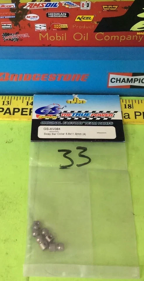 GS Racing GS-AV084 Sway Bar Collar 6.8x11.8 毫米{4 件} NewInPackage 美国发货 — 第 4/4 张图片