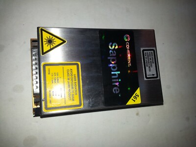 Coherent Sapphire 561-50 CW Laser 561nm 50mW 1137501 LDP 512009 Lab Scientific