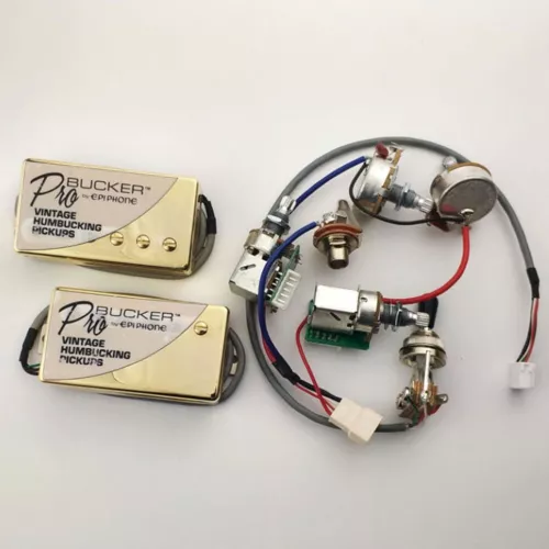 Epiphone Gold Classic Plus ProBucker Pickups With Harness Wirring Set