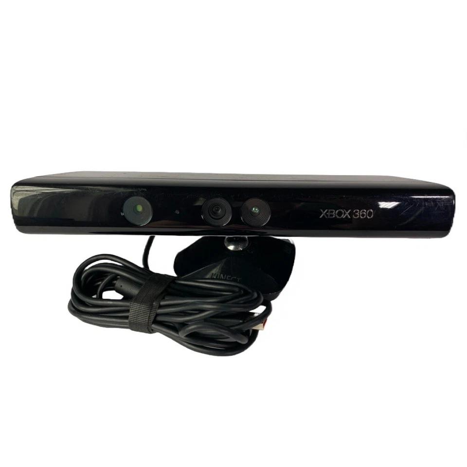 XBOX 360 Kinect Sensor Bar Black Genuine Microsoft Fully Tested & Working - Image 2 of 4