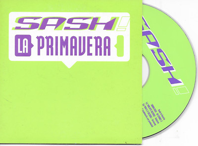 SASH! - La primavera CD SINGLE 2TR Benelux Cardsleeve 1998 (BYTE) Euro House