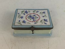 Vtg French Limoges Jacques Deval Book Form Trinket Box w Quote Inside Shared Joy