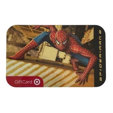 Spider-Man 2 Target Gift Card NO VALUE ON CARD Retired style