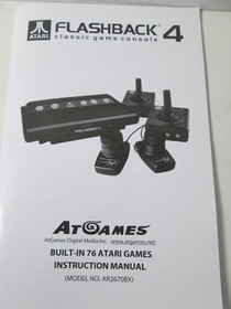 Atari Flashback 4 Game Console Includes 76 Games Retro 1980s Gaming Complete