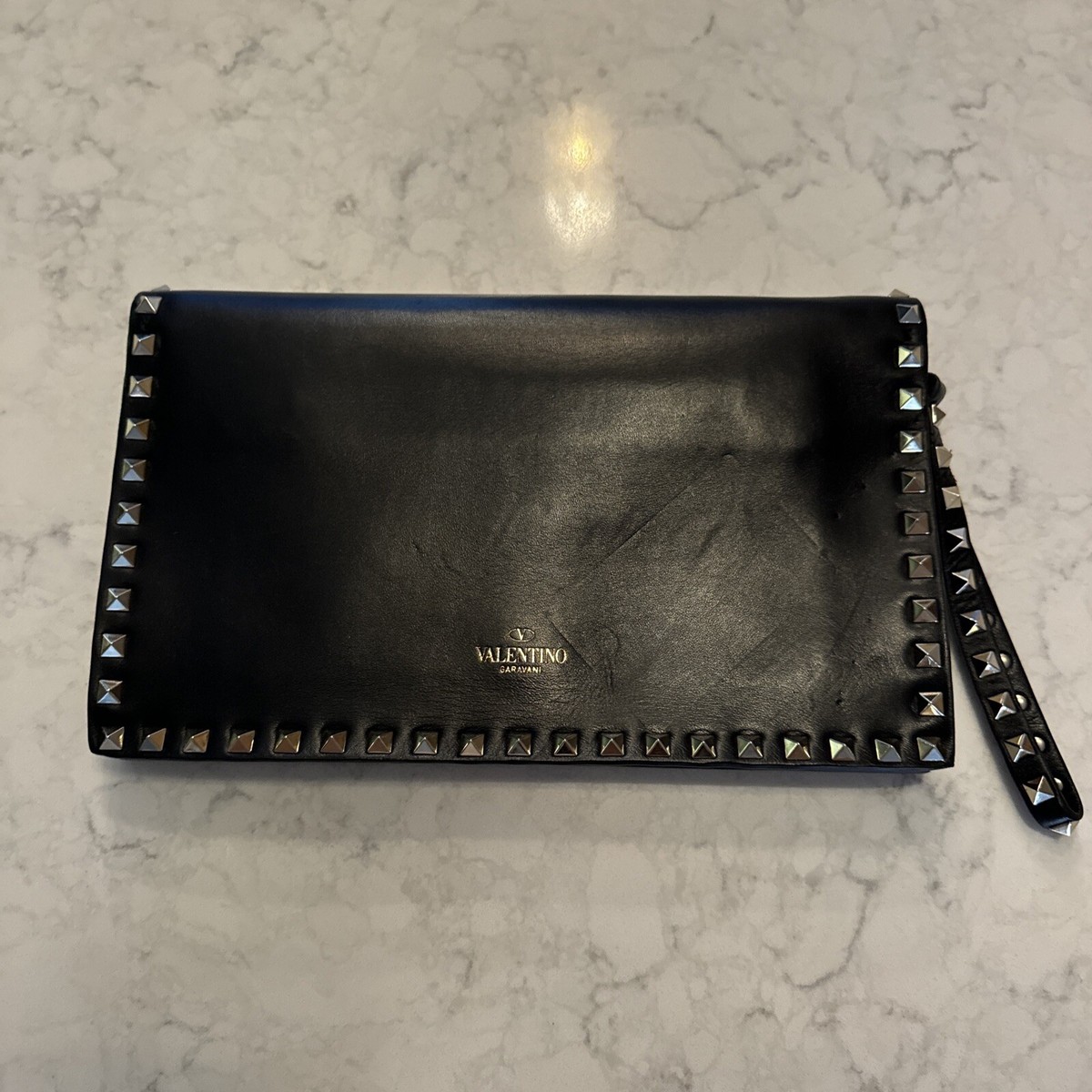 Valentino Garavani 6W0B0R16GCBWUC 関税送料込 VALENTINO GARAVANI ROCKSTAR CLUTCH BAG With Dustbag And Tag