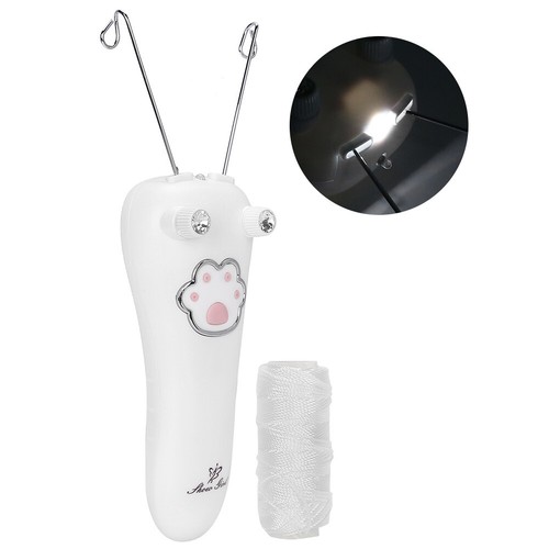 Electric Eyebrow Threading Epilator Cotton Facial Threader Hair Removal Tool - Picture 12 of 12