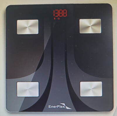 EnerPlex Scale for Body Weight - Accurate Digital BMI Bathroom and Home Scale BK