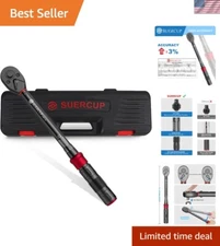 Precision 3/8-Inch Drive Click Torque Wrench - 5-45 Ft-Lb for Vehicle Repairs