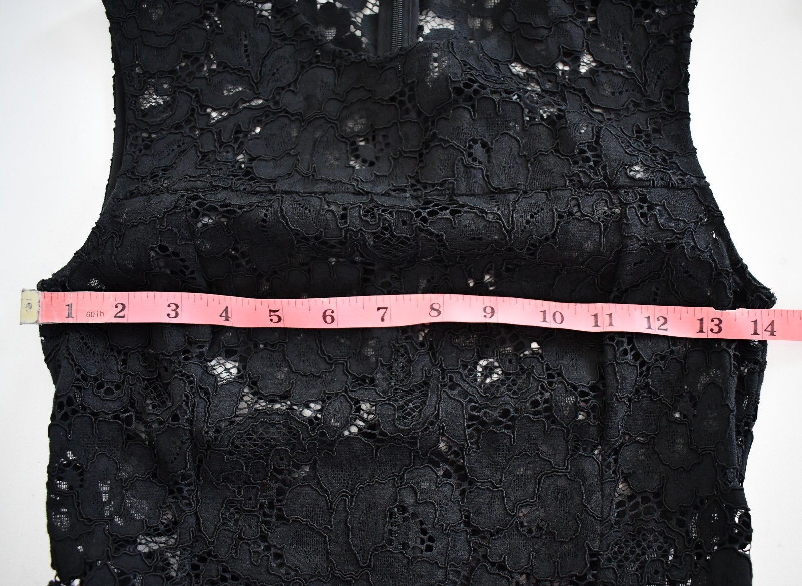 ?️ Abito da cocktail SAINT LAURENT nero PIZZO TRASPARENTE top GUAINA PRUGNA F34