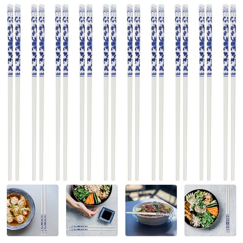 10 Pairs dishwasher safe chopsticks smooth sushi chopsticks Chinese Chopsticks q - Picture 17 of 19