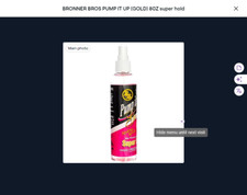 BRONNER BROS PUMP IT UP GOLD 80Z super hold