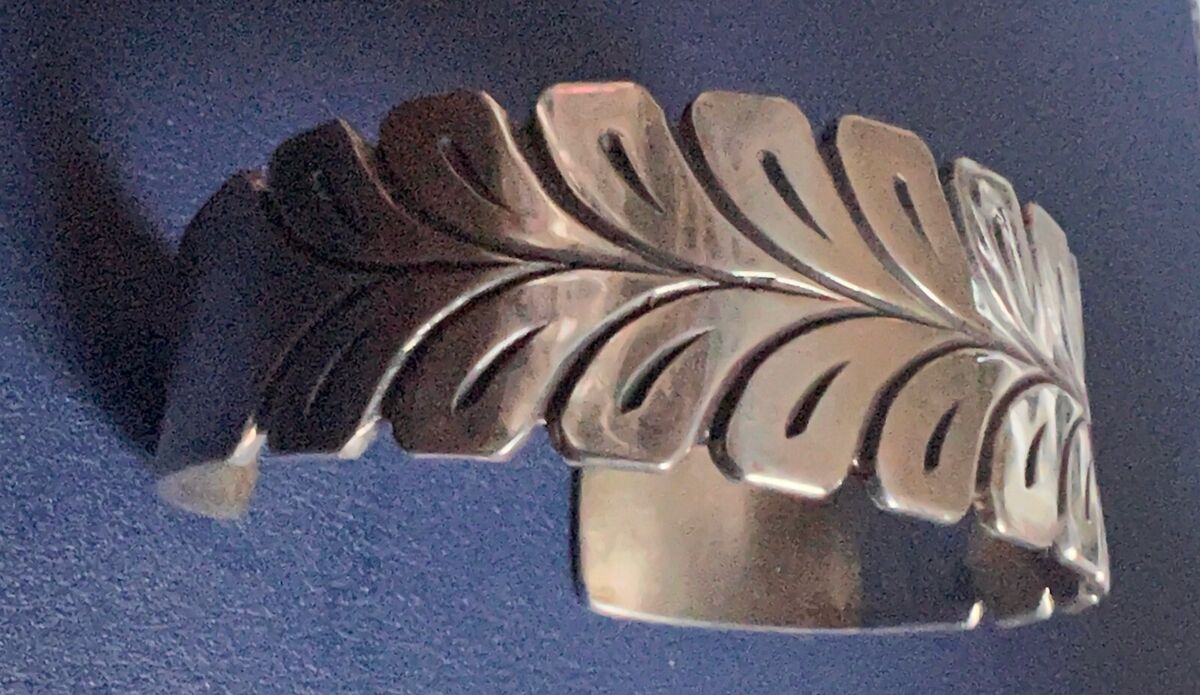 Navajo Steve Yellowhorse, Signed Hand Incised Sterling Navajo Steve Yellowhorse, Signed Hand Incised Sterling