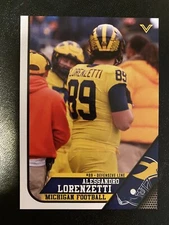 2023 Alessandro Lorenzetti Michigan Wolverines Football Card Official Valiant