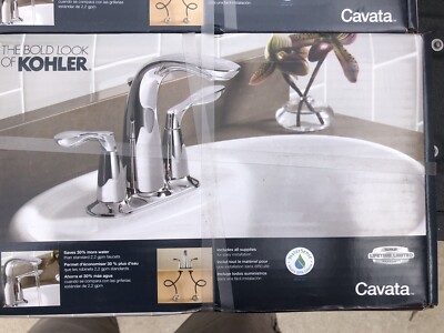 KOHLER 4'' Cavata Centerset bathroom sink faucet