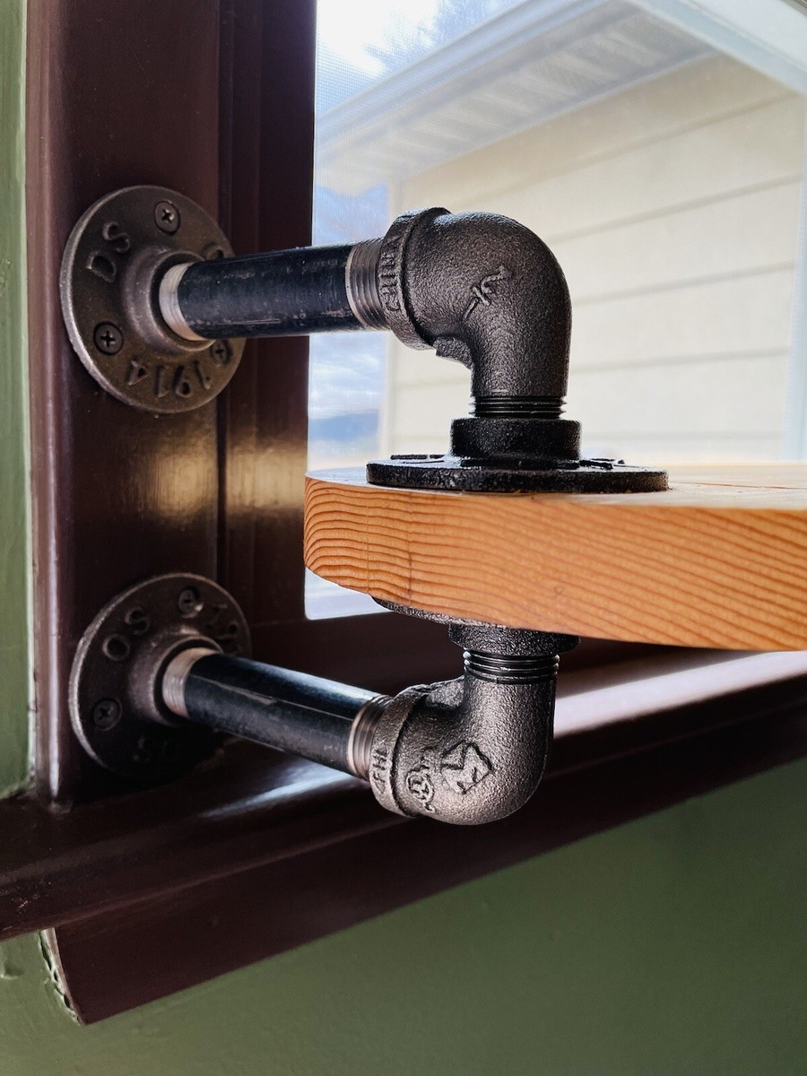 Swivel Shelf with Drip Groove for Window or Wall Display