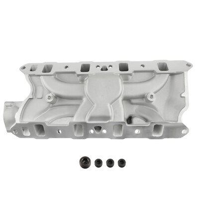 Ansaugkrümmer Dual Plane Poliert Satin for Ford Small Block 289 302 Aluminium