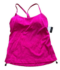 NEW NWT Nike swim separate tankini top built in bra M MEDIUM pads