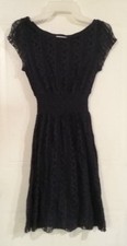Girls Charlotte Russe Lace Dress size Medium, Blue, lined EUC -486