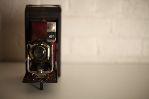 Beautiful 3A Kodak Folding Camera * Red Bellows * Full Working Order * cc 1903 - Picture 7 of 11