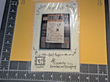 NIP QUILT ANGEL WALLHANGING-13"X16" PATTERN BK.~CRAZY FOLK PUB-K.FAHEL & M.YOUNG