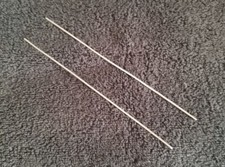 99.99 Pure Silver Wire for Colloidal Silver Generator Probes -Two 14 ga 6" Long