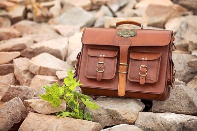 Neue Vintage X Large Leder-Kuriertasche für Herren Kuriertasche  Laptoptasche