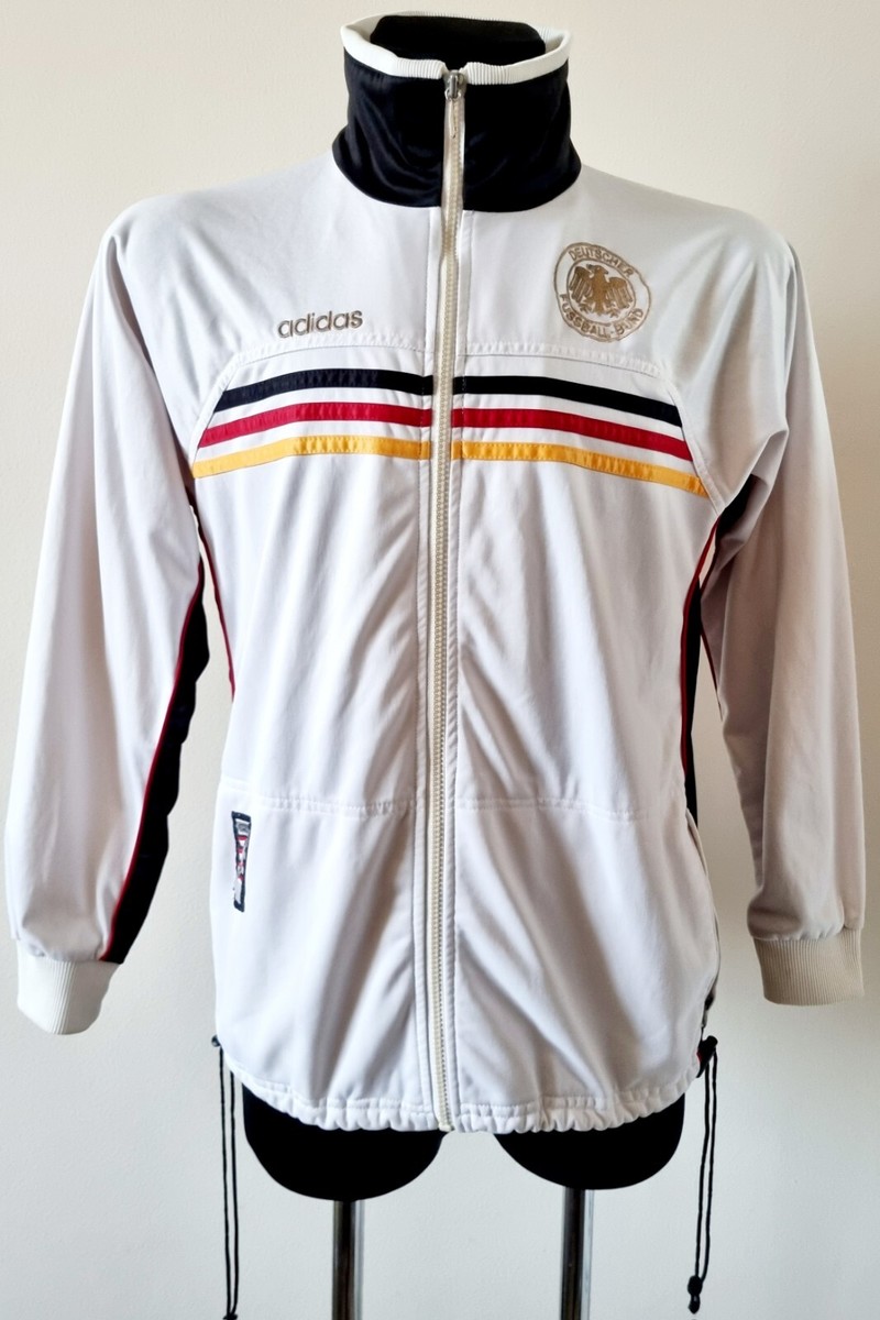 Germany 1990' Home football Adidas Originals vintage white jacket