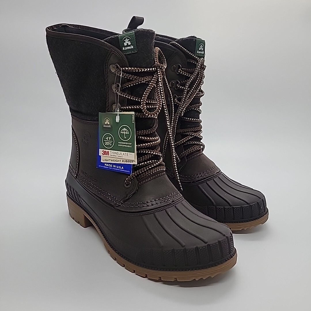 Kamik Sienna 2 Waterproof Winter Boots, Dark Brown, Women display picture 2