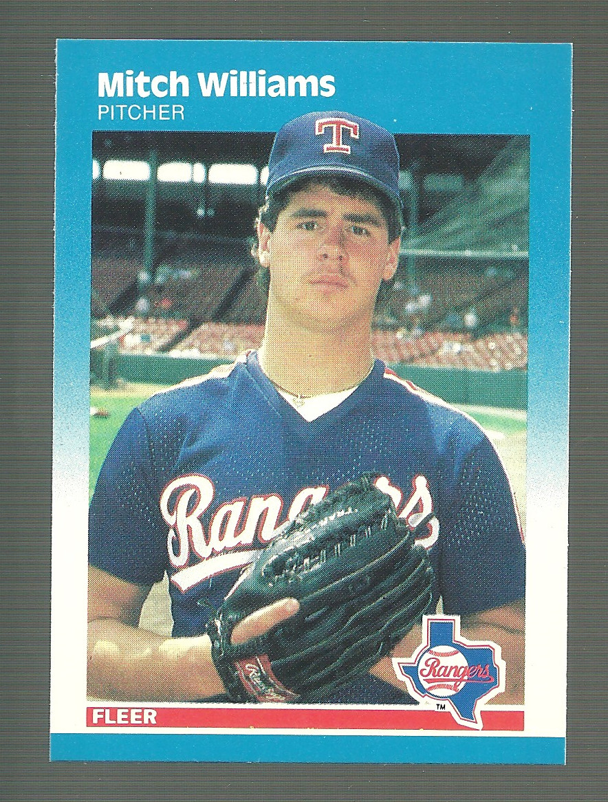 1987 Fleer - #142 Mitch Williams (RC)