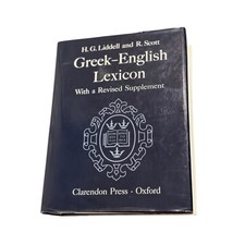 Greek-English Lexicon Liddell Scott Jones 9th Ed 1996 Hardcover