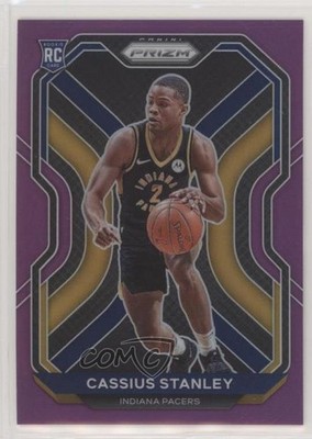 2020-21 Panini Prizm Purple Prizm 89/99 Cassius Stanley #285 Rookie RC e6p