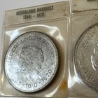 Two 1970 Netherlands 10 Gulden Silver Coins–Nederland Herrijst 1945-1970 – Que — photo 10