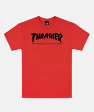 THRASHER SKATE MAG YOUTH T-SHIRT (RED)