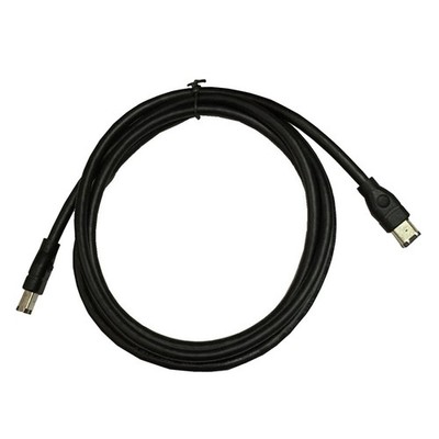 1,8 M Firewire-Kabel, Schwarz, IEEE 1394 Firewire 400-Zu-Firewire-400-Kabel5415