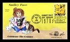 US COVER SMILEY FACE 1970S CELEBRATE CENTURY FDC PUGH HAND PAINTED