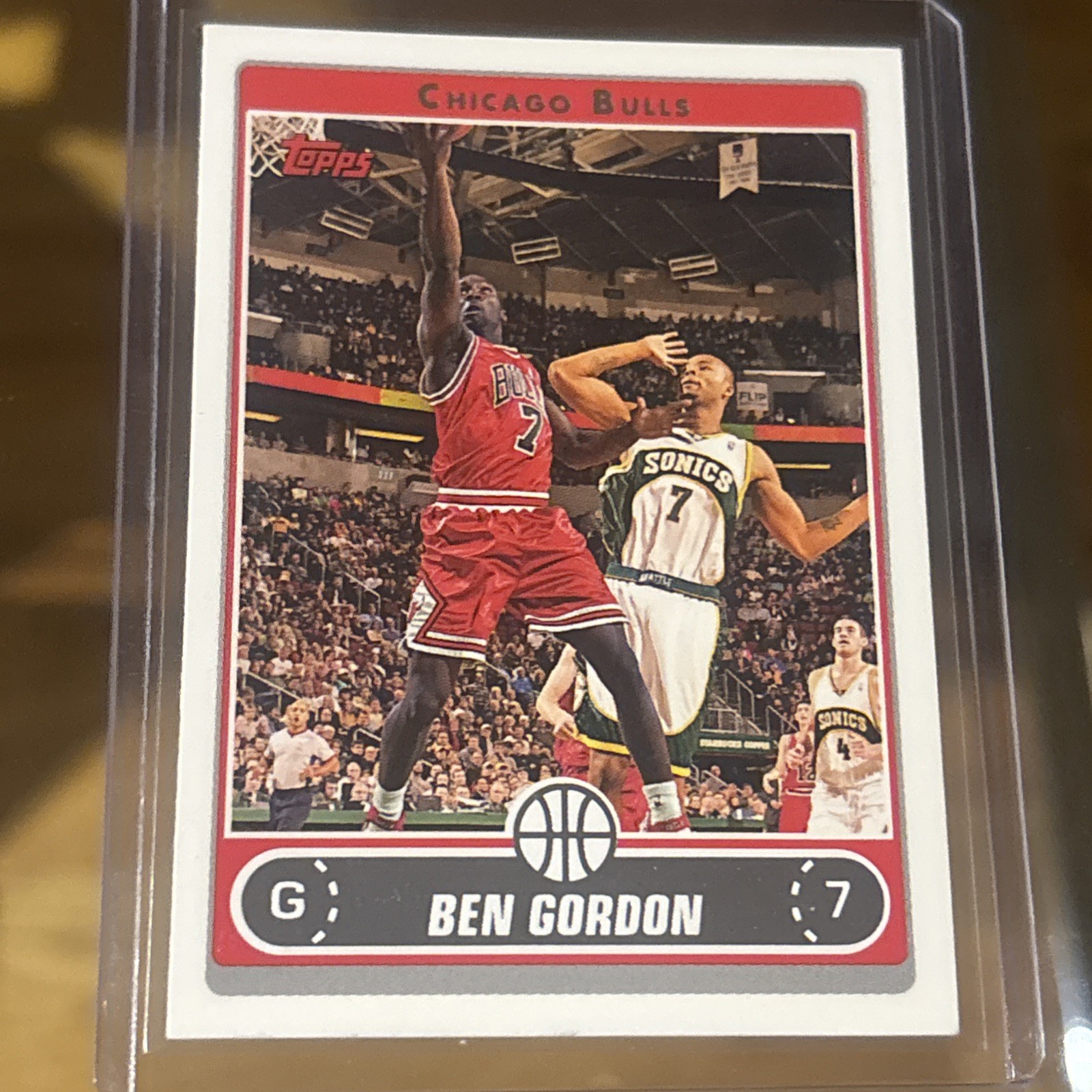 Ben Gordon 2006-07 Topps #17 Basketball Card Chicago Bulls