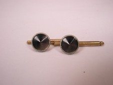 SINGLES 2 5/16" Gray MOP Round Vintage Formal Tuxedo Prom Shirt Stud c2028