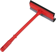 15.9" Window Squeegee for Car,2 in 1 Squeegee Window Cleaner with Long Stainless