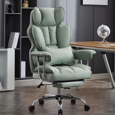 Big and Tall Office Chair 400Lbs - Executive Office Chairs with Footrest, Heavy-