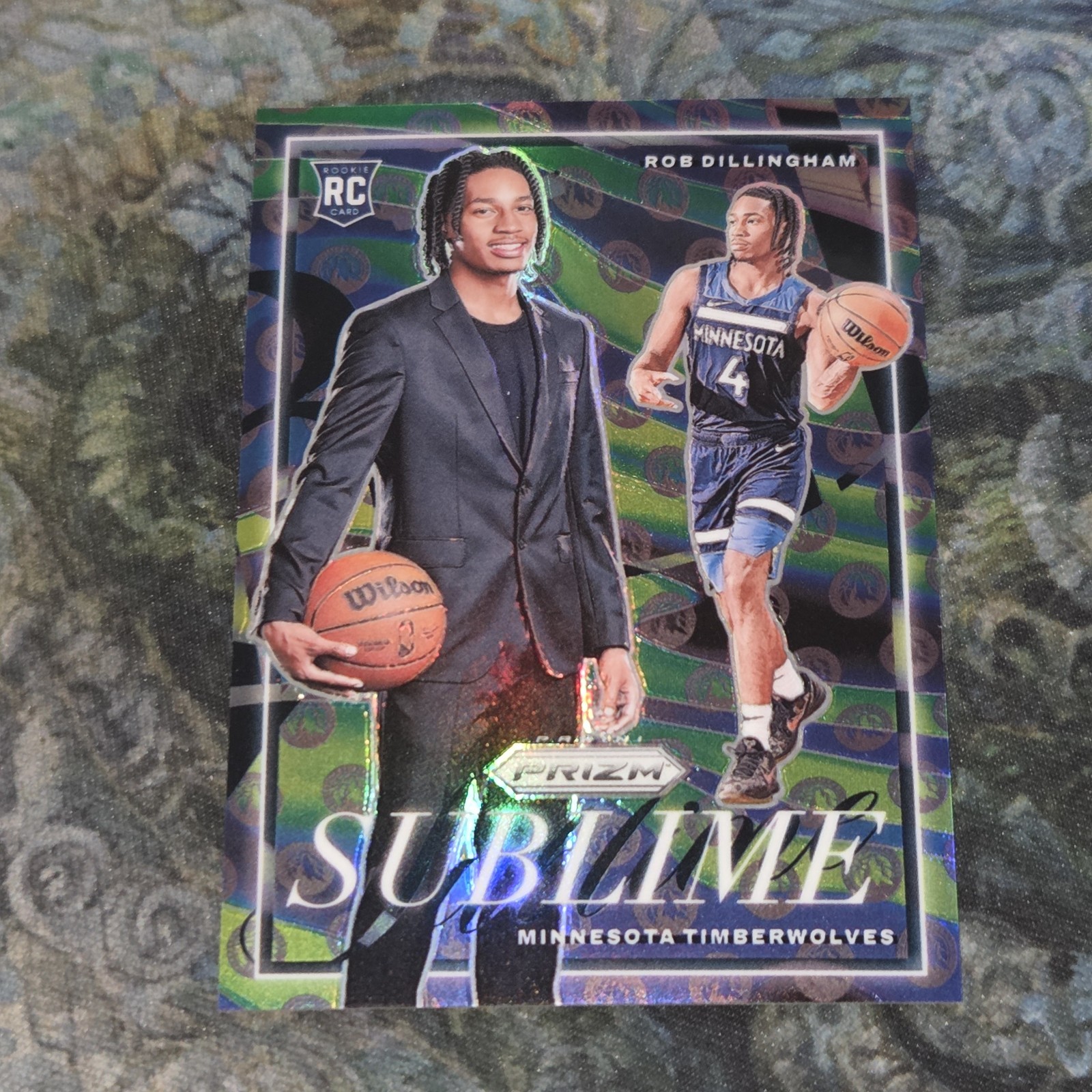 2024-25 Prizm Basketbal • Rob Dillingham RC Sublime Case Hit SSP