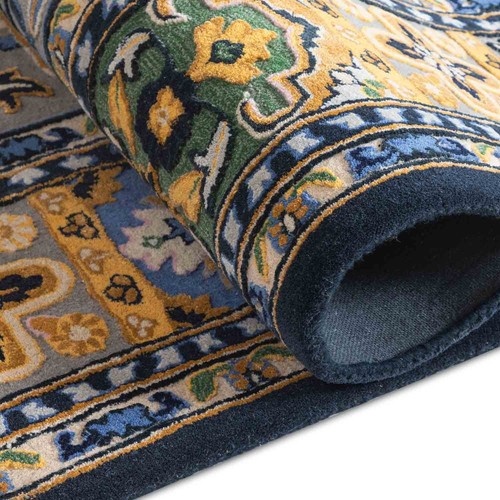 100% Handmade Tufted Traditional Adeline Style Woolen Area Rugs Carpet All Size - Picture 6 of 11