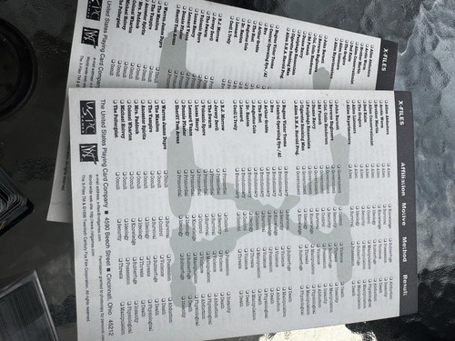 MASSIVE 1996 X-Files Collectible Card Game card lot, many duplicates. UNSORTED - Picture 18 of 20