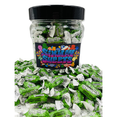 Bonbonglas Green Apple Soft Chews 680g Mehrwegglas ~180 einzeln verpackt USA