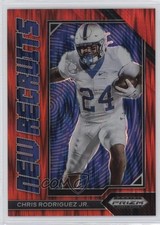 2023 Prizm Draft Picks New Recruits Red Flash 29/49 Chris Rodriguez Jr 15sx