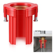 Kitchen Faucet Fixing Nut PP Plastic Faucet Lock Nut for Threaded Pipe 32mm O...