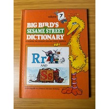 Big Birds Sesame Street Dictionary Volume 7 Childrens Educational Book