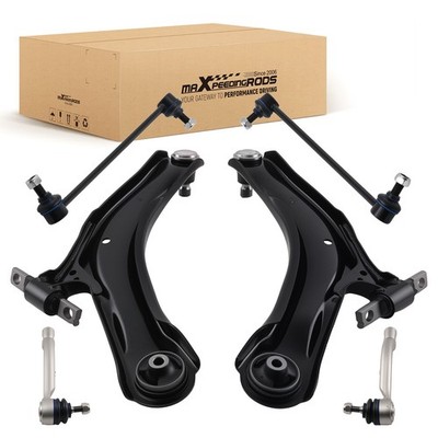 6PCS QUERLENKER SATZ VORDERACHSE LINKS+RECHTS FOR NISSAN QASHQAI +2 J10 2007-14